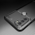 Чехол до Motorola Moto G71 5G, Carbon Gel, чёрный