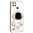 Чехол до Realme C21Y/C25Y, Astronaut, белый