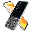 Чехол до Realme C55, Glittery, чёрный