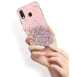 Чехол до Samsung Galaxy A20E, Glittery, розовый
