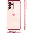 Чехол до Samsung Galaxy A34 5G, Electro heart, розовый rose gold