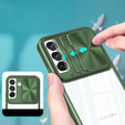 Чехол до Samsung Galaxy A34 5G, Slide Camera, зелёный