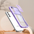 Чехол до Samsung Galaxy A34 5G, Slide Camera, фиолетовый