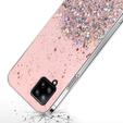 Чехол до Samsung Galaxy A42 5G, Glittery, розовый