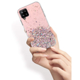 Чехол до Samsung Galaxy A42 5G, Glittery, розовый