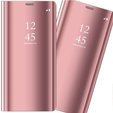 Чехол до Samsung Galaxy A72 5G, Clear View, розовый rose gold