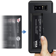 Чехол до Samsung Galaxy Note 8, Sliding Card Holder, чёрный