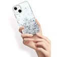 Чехол до iPhone 13 Mini, Glittery, прозрачный