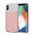 Чехол с батареей 5200mAh до iPhone X/XS, Rose Gold