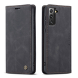 Чехол CASEME для Samsung Galaxy S21 FE, Leather Wallet Case, чёрный