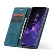 Чехол CASEME для Samsung Galaxy S9, Leather Wallet Case, синий