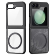 Чехол DuxDucis для Samsung Galaxy S23 FE, Aimo Case, для MagSafe, прозрачный / черный