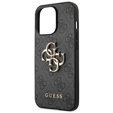 Чехол GUESS до iPhone 14 Pro Max, 4G Big Metal Logo, серый