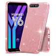 Чехол Glitter Case до Huawei Y6 2018, Pink