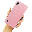 Чехол Glitter Case до Samsung Galaxy A10, Pink