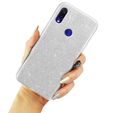 Чехол Glitter Case до Xiaomi Redmi Note 7, Silver