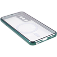 Чехол Magnetic Dual Glass MagSafe для Samsung Galaxy S21+ Plus, зеленый