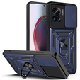Чехол NOX Camera Slide Motorola Edge 30 Ultra 5G, CamShield Slide, тёмно-синий