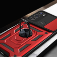 Чехол NOX Camera Slide Motorola Moto G60, CamShield Slide, красный