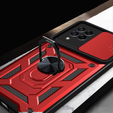 Чехол NOX Camera Slide Samsung Galaxy M53 5G, CamShield Slide, красный