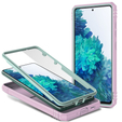 Чехол NOX Camera Slide Samsung Galaxy S20 FE, CamShield Slide, зеленый/розовый