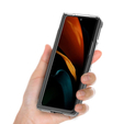 Чехол Rubberized Hard PC Shell для Samsung Galaxy Z Fold3 5G, Clear