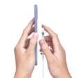 Чехол Silicone до iPhone 14 Plus, MagSafe, Purple