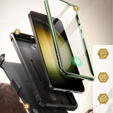 Чехол Supcase для Samsung Galaxy S24, Unicorn Beetle Pro, зеленый (2х рамка)