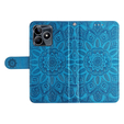 Чехол Wallet до Realme C53 4G, Flower, Blue