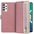 Чехол Wallet до Samsung Galaxy A33 5G, Zipper Pocket, Pink