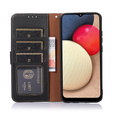 Чехол Wallet до Samsung Galaxy S21 FE, KHAZNEH, Dual Color, Black