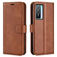 Чехол Wallet до Vivo Y76 5G / Y76s 5G / Y74s, Protective Cover, Brown