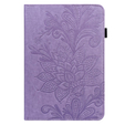 чехол-крышка для Lenovo Pad M9, flower, фиолетовый