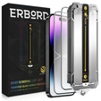 2x Закаленное стекло для iPhone 14 Pro, ERBORD Easy App Full Screen Protector