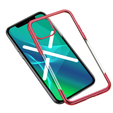 Etui ERBORD TPU Frame do iPhone 13 Pro Max  - Clear / Red