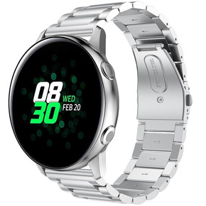 Браслет Stainless для Samsung Galaxy Watch Active SM-R500 - Silver