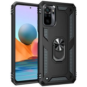 Броньований Чoхол до Xiaomi Redmi Note 10/10S, Nox Case Ring, чорний