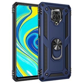 Броньований Чoхол до Xiaomi Redmi Note 9S / 9 Pro, Nox Case Ring, темно-синій