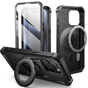 Броньований чохол для iPhone 13 Pro Max, Dexnor Full Body MagSafe, чорний