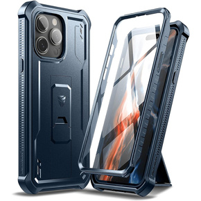 Броньований чохол для iPhone 14 Pro Max, Dexnor Full Body, темно-синій