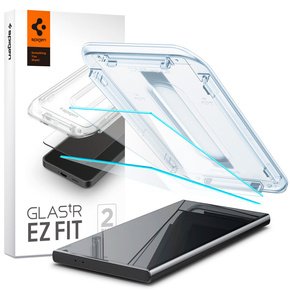 Загартоване скло з монтажною рамкою SPIGEN Glas.TR EZ FIT для Galaxy S24 Ultra  (2 штуки)