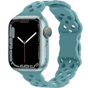 Силіконовий ремінець для Apple Watch 1/2/3/4/5/6/7/8/SE/ULTRA 42/44/45/49mm, Blady Green