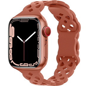 Силіконовий ремінець для Apple Watch 1/2/3/4/5/6/7/8/SE/ULTRA 42/44/45/49mm, Brown