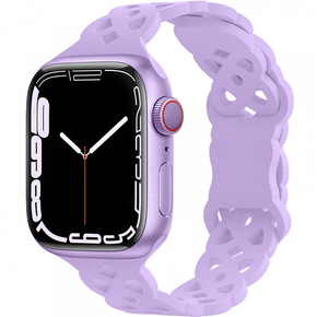 Силіконовий ремінець для Apple Watch 1/2/3/4/5/6/7/8/SE/ULTRA 42/44/45/49mm, Purple