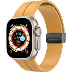 Силіконовий ремінець для Apple Watch 1/2/3/4/5/6/7/8/SE/Ultra 42/44/45/49mm, Yellow