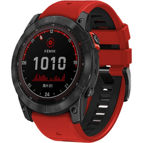 Силіконовий ремінець для Garmin Fenix 5X/6X/7X, Red