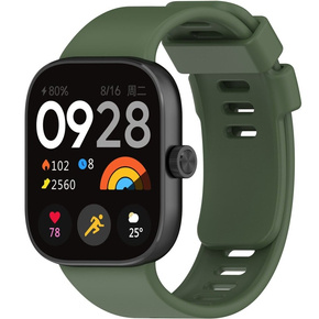 Силіконовий ремінець з чохлом для Xiaomi Redmi Watch 3, синій