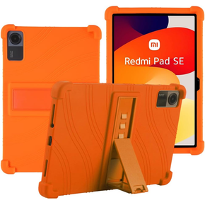 Силіконовий чохол для Xiaomi Redmi Pad SE, Impact, броньований, помаранчевий