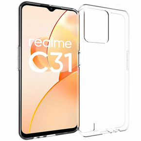 Тонкий чохол до Realme C31, Slim, прозорий