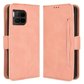Футляр з клапаном для T Phone 2 Pro 5G, Card Slot, рожевий